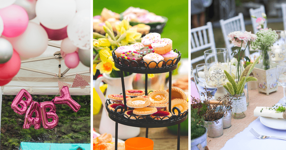 outdoor baby shower food ideas