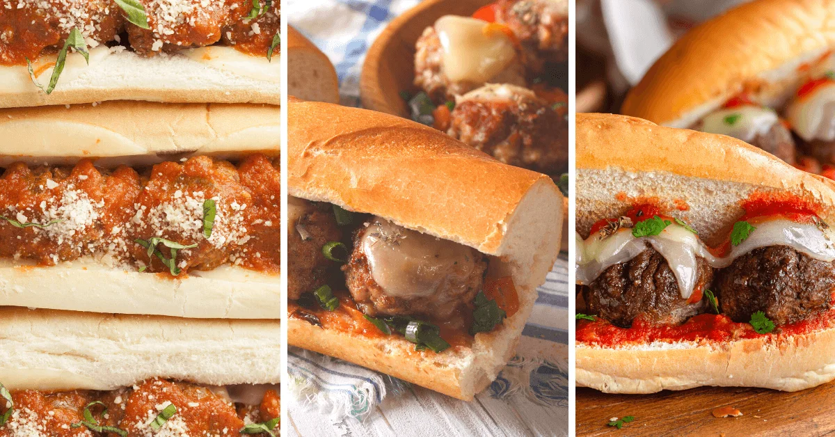 meatball sub baby shower food