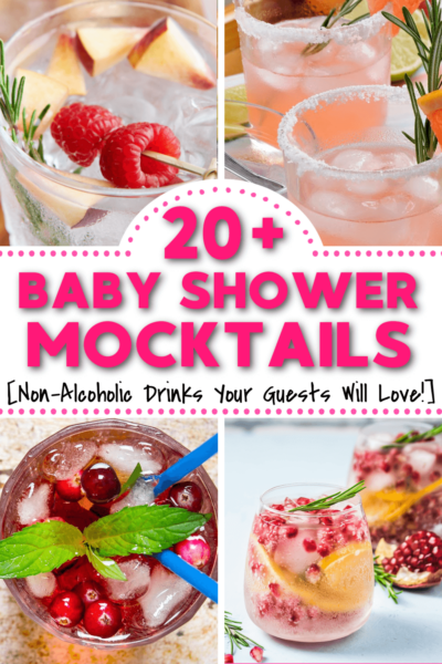baby shower mocktails