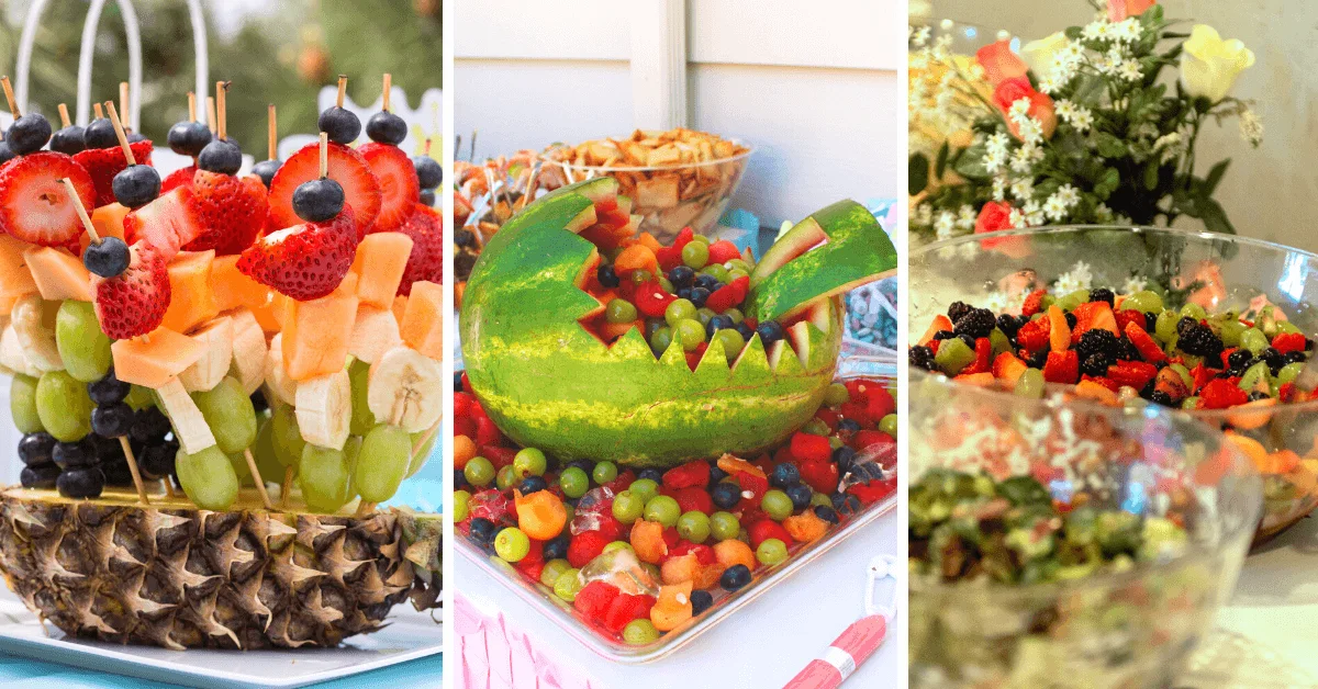 summer baby shower food ideas - fruit salad