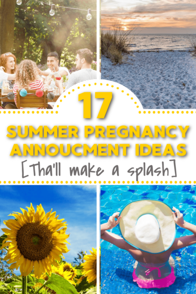 summer pregnancy announcement ideas