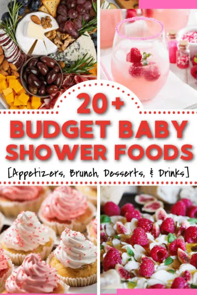 budget baby shower foods