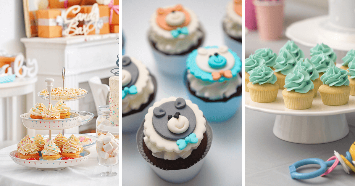 baby shower gender reveal mystery cupcakes