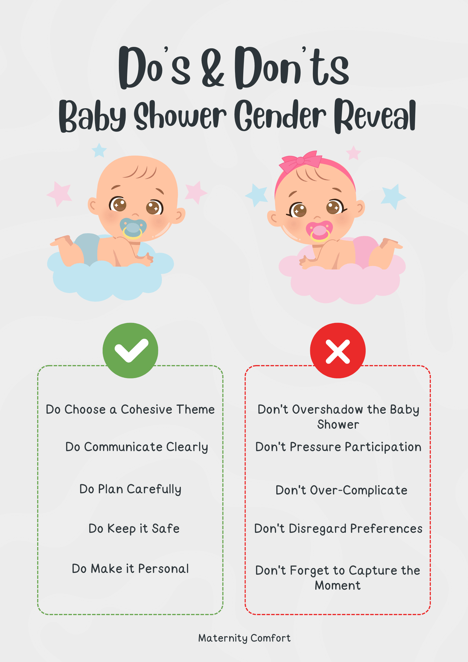 gender reveal at baby shower