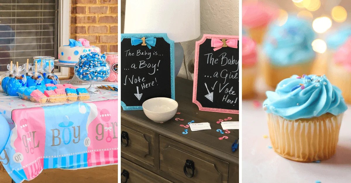 gender reveal baby shower