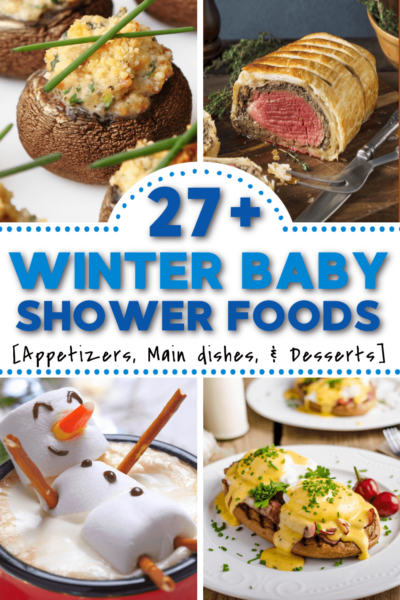 winter baby shower foods