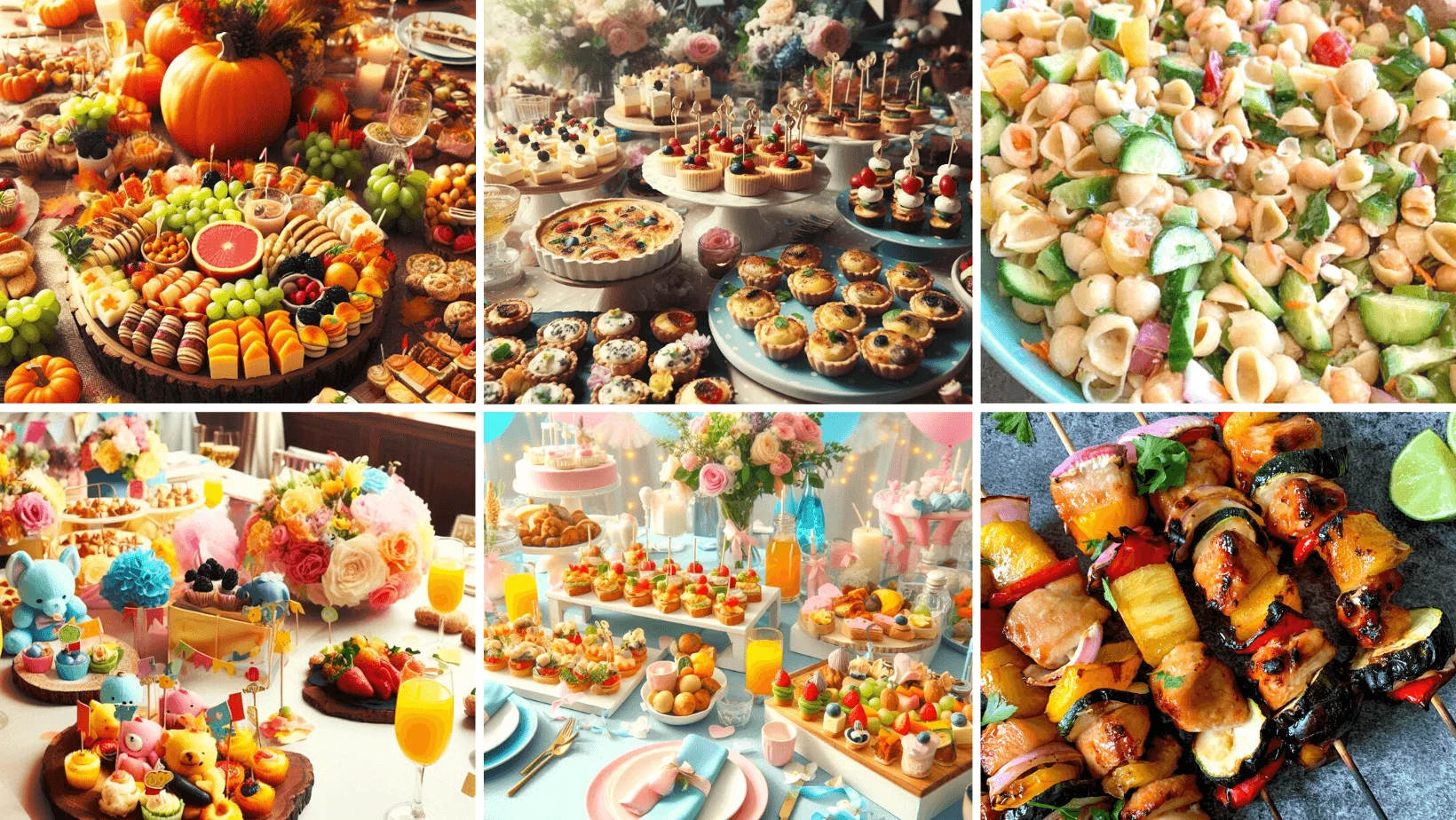 co-ed baby shower menu ideas