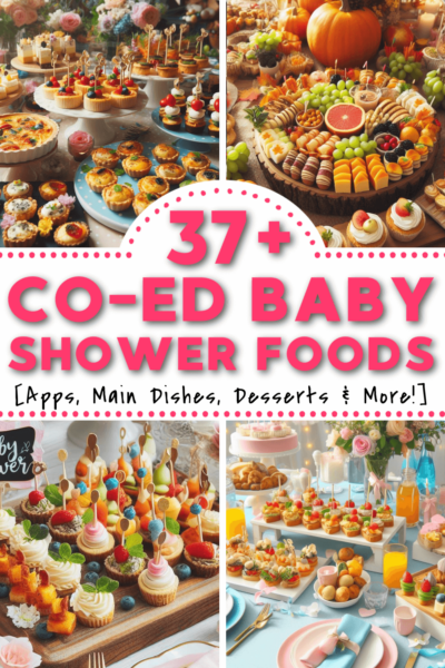 co-ed baby shower menu ideas