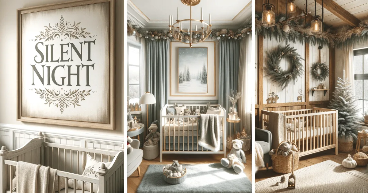 Christmas-themed baby room ideas
