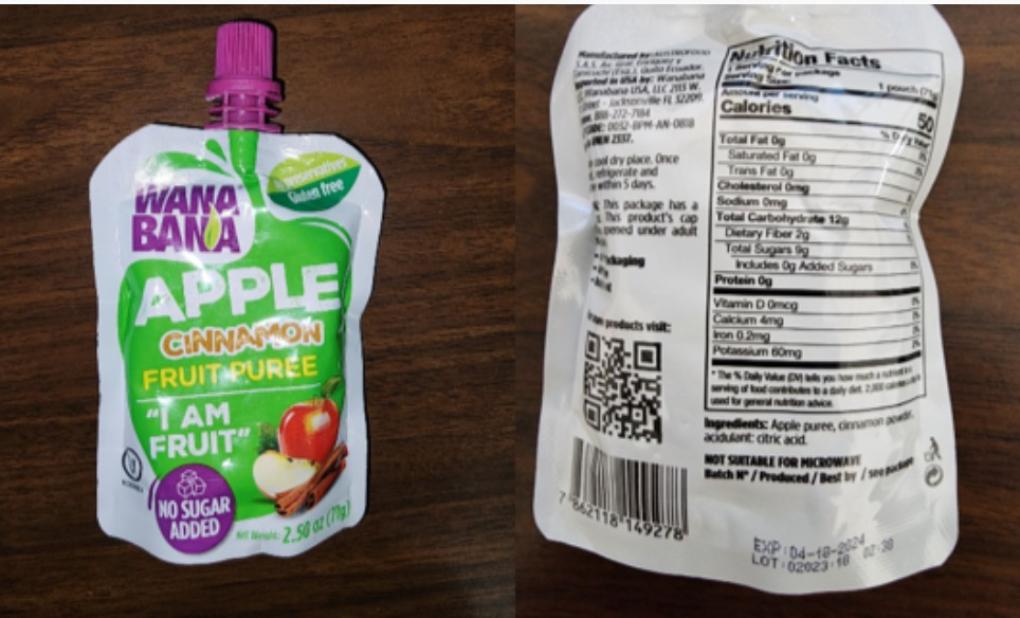 FDA food pouch recall photo November 2023