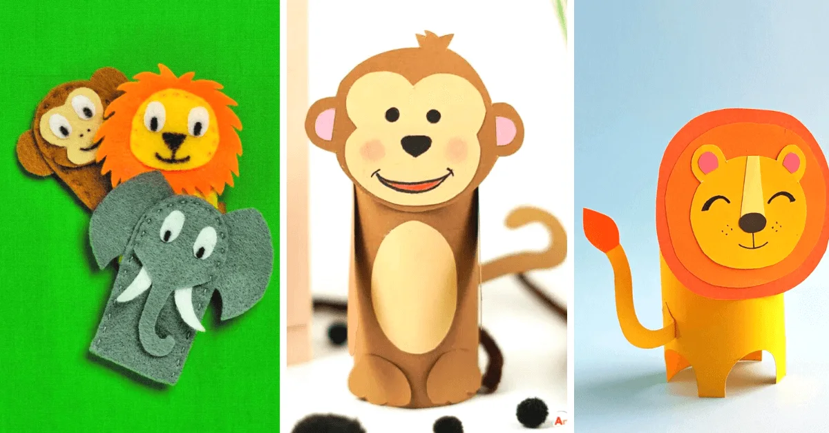 zoo animal crafts for kids