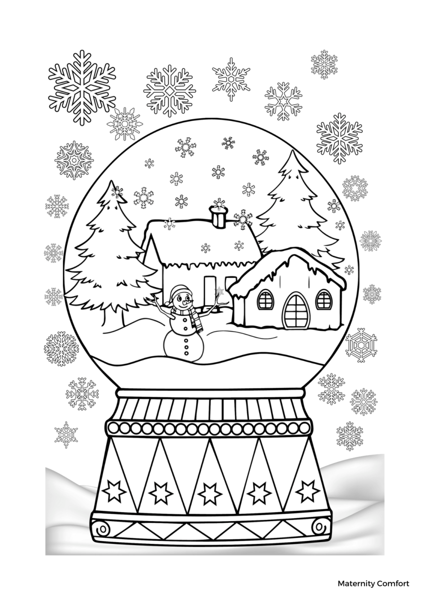 10 Christmas Coloring Pages For Kids [Free Printables]