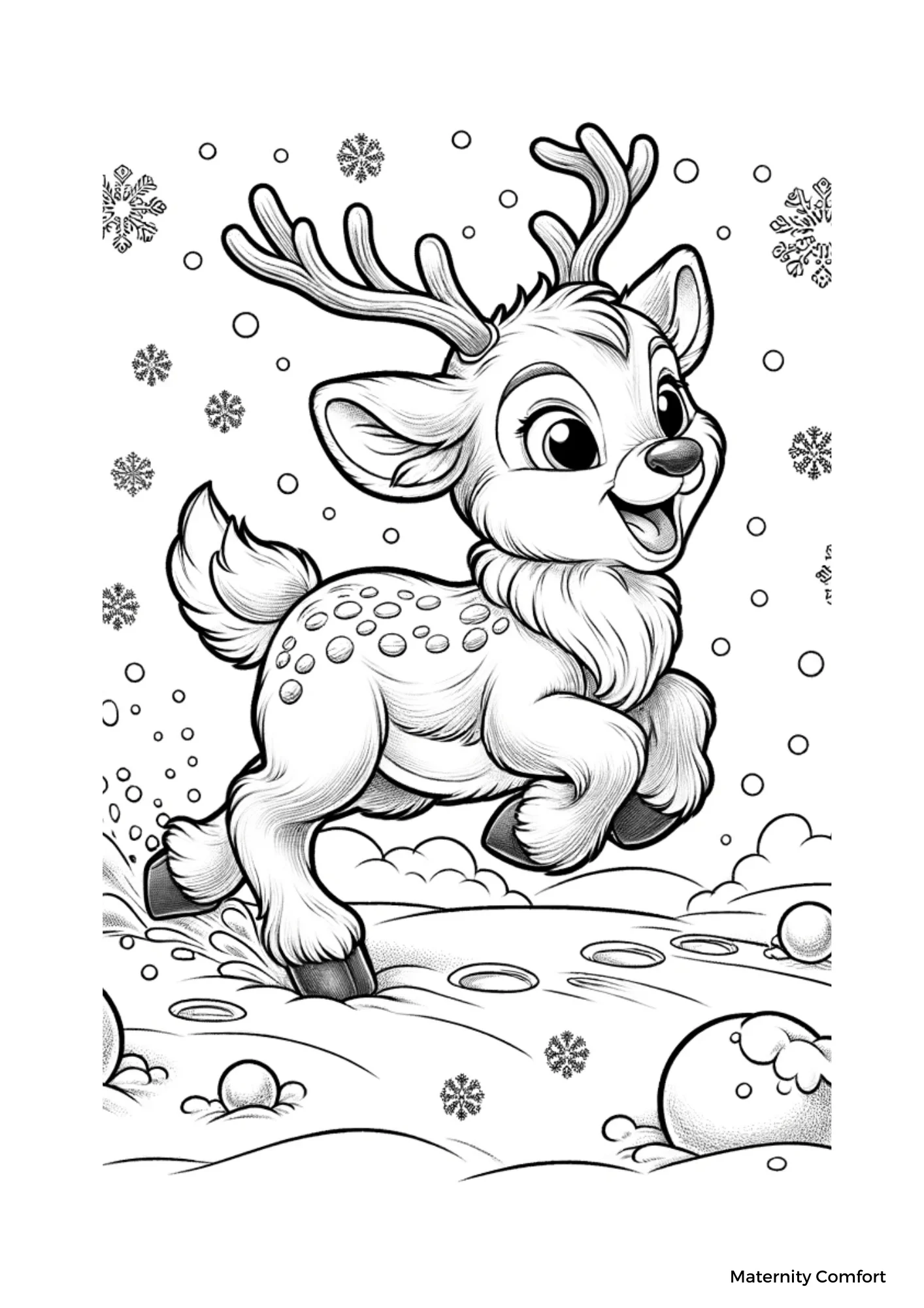 10 Christmas Coloring Pages For Kids Free Printables 