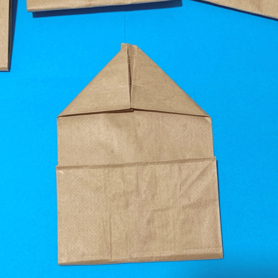 Paper Bag Gingerbread House Craft