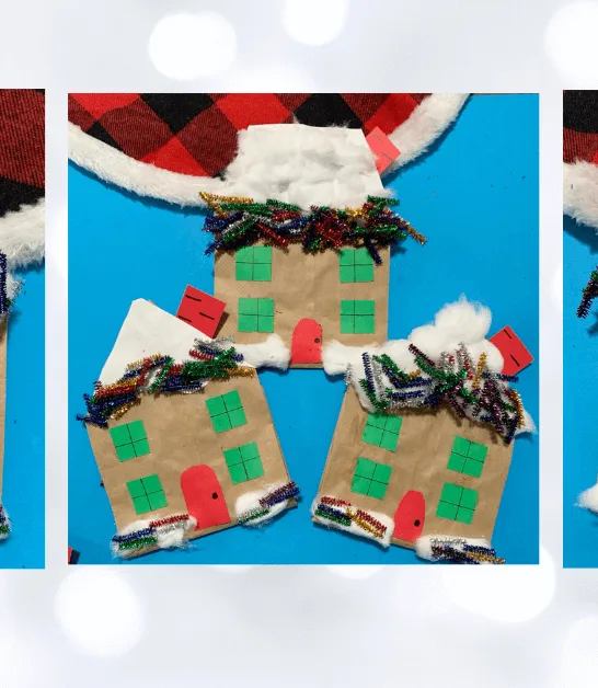 Paper Bag Gingerbread House Craft For Kids