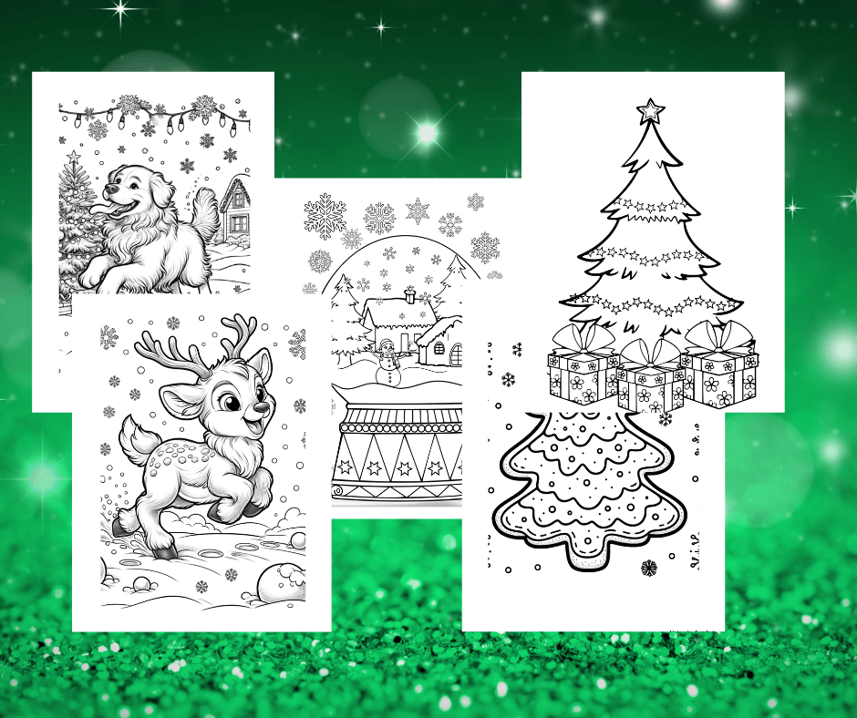 Christmas coloring pages