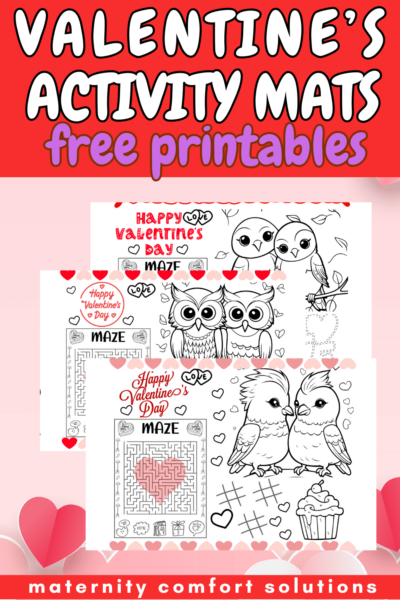 Valentine's Day Activity Placemats 