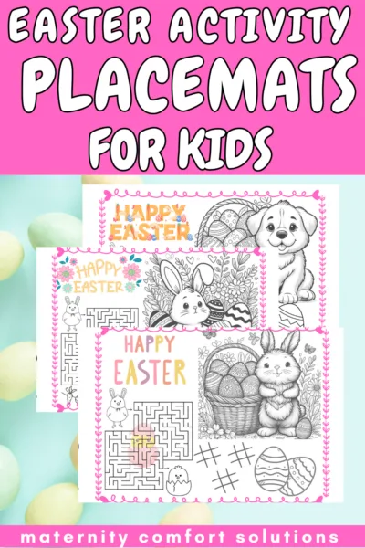 Easter activity placemats
