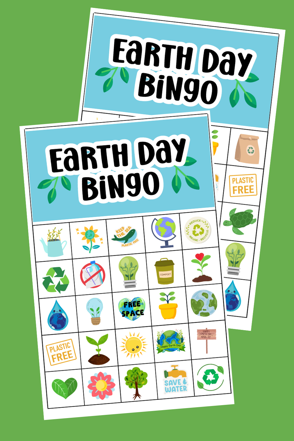 Earth Day Bingo for kids