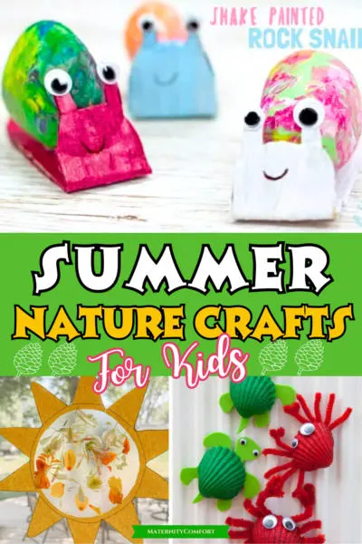 summer Nature Crafts For Toddlers