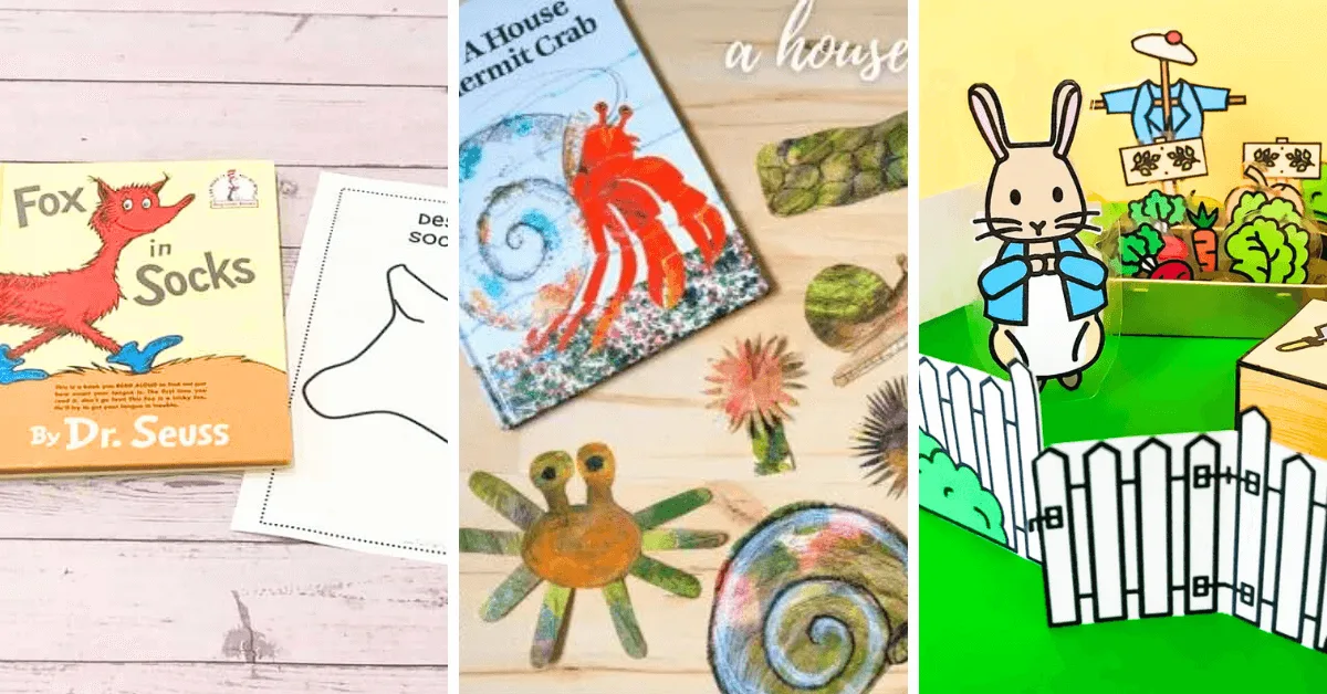 easy book crafts for kids